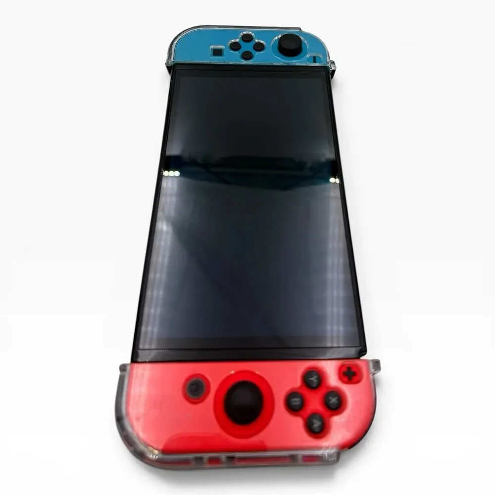 Nintendo - Switch OLED Handheld Console - 64GB Model:HEG-001 128GB Card, Charger